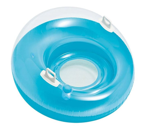 Крісло надувне для басейну Intex 58883-blue, 119 см, блакитне Крісло надувне для басейну Intex 58883-blue, 119 см, блакитне
