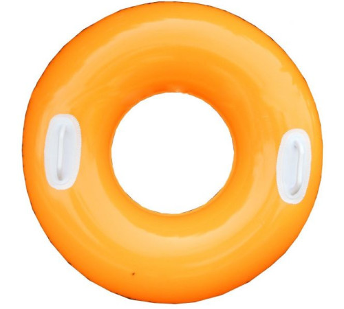 Коло надувне з ручками Intex 59258-orange оранжеве, 76см Коло надувне з ручками Intex 59258-orange оранжеве, 76см