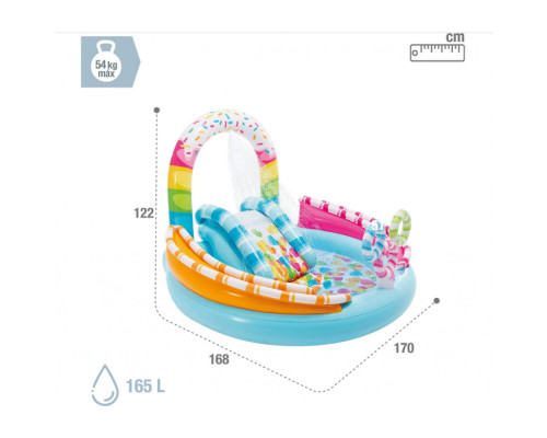 Надувний ігровий майданчик "Цукерки" Intex 57144