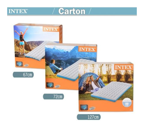 Двомісний надувний туристичний матрац INTEX 67999 Двомісний надувний туристичний матрац INTEX 67999