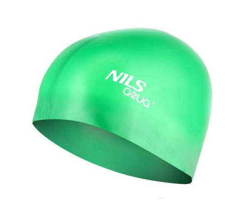 Шапочка для плавання SH86 NILS AQUA – зелений/розмір універсальний Шапочка для плавання SH86 NILS AQUA – зелений/розмір універсальний