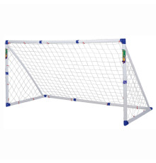 Ворота футбольні Outdoor-Play JC-7180T 183 x 130 х 96 см, біло-сині