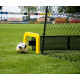 Сітка тренувальна для футболу POWERSHOT FOOTBALL MASTER PLAY 220 см, чорно-жовта