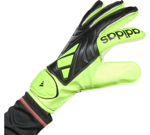 Рукавички воротарські Adidas Copa Club JN5340 р. 8,5, чорно-зелені Рукавички воротарські Adidas Copa Club JN5340 р. 8,5, чорно-зелені