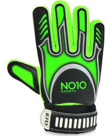 Рукавички воротарські NO10 Club 56094 р.4, чорно-зелені