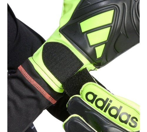 Рукавички воротарські Adidas Copa Club JN5340 р. 10, чорно-зелені