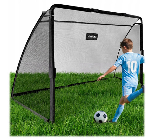 Ворота футбольні Neo‑Sport NS‑487 180 х 120 х 60 см, чорні