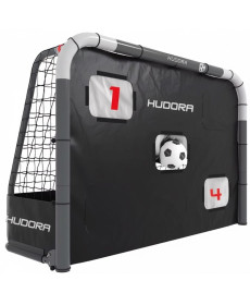 Ворота футбольні HUDORA RoCo 300 х 200 см, сірі