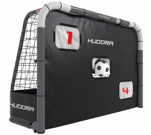 Ворота футбольні HUDORA RoCo 300 х 200 см, сірі