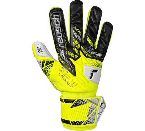 Рукавички воротарські Reusch Attrakt Grip 5570815 2014 р.11, жовто-чорні Рукавички воротарські Reusch Attrakt Grip 5570815 2014 р.11, жовто-чорні