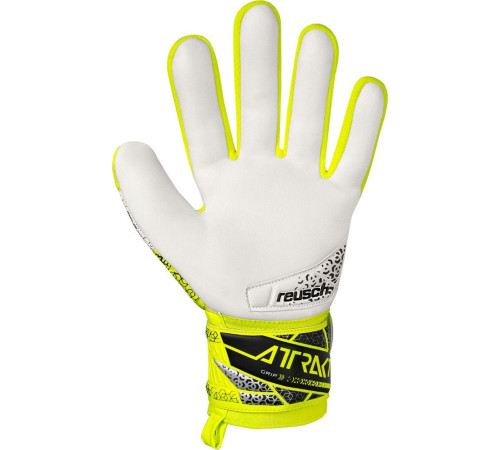 Рукавички воротарські Reusch Attrakt Grip 5570815 2014 р.11, жовто-чорні Рукавички воротарські Reusch Attrakt Grip 5570815 2014 р.11, жовто-чорні