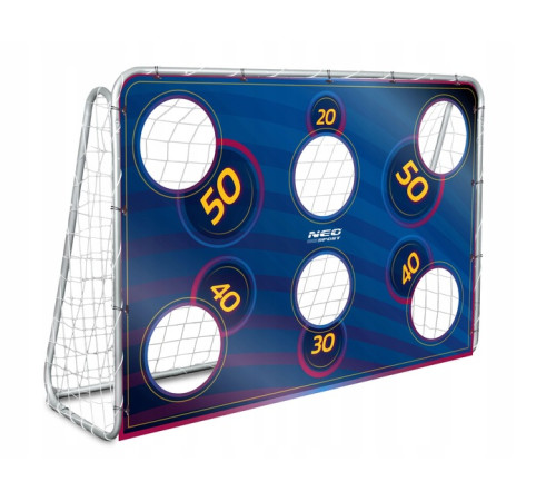 Мішень для футбольних воріт Neo-Sport NS-1474 180 х 120 см, синя