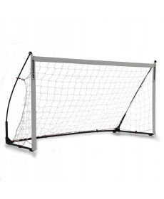 Ворота футбольні Quickplay Kickster Elite 07542 200 х 100 см, чорно-сірі