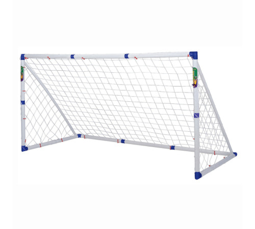 Ворота футбольні Outdoor-Play JC-7366A1 366 х 183 х 122 см, біло-сині