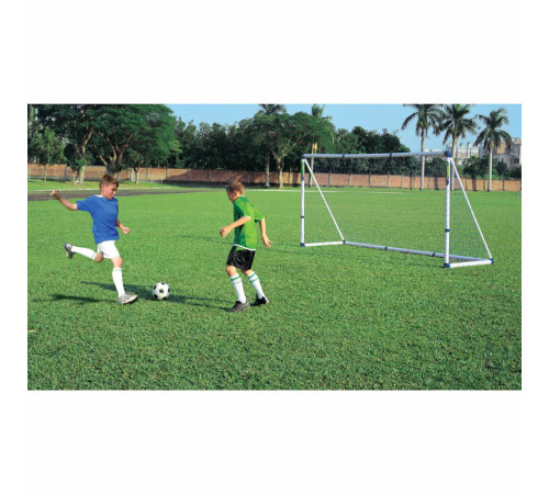 Ворота футбольні Outdoor-Play JC-7366A1 366 х 183 х 122 см, біло-сині