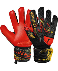 Рукавички воротарські Reusch Attrakt Silver Junior 5572215 7075 р.4,5, чорно-червоні