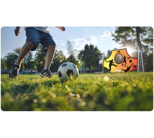 Мішень для футбольних воріт Neo-Sport NS-1477 180 х 120 см, помаранчева