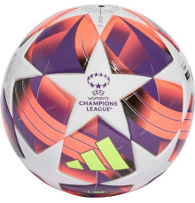 М'яч для футболу Adidas Women's UCL League біло-рожево-фіолетовий IX4050 5