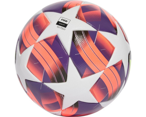 М'яч для футболу Adidas Women's UCL League біло-рожево-фіолетовий IX4050 5