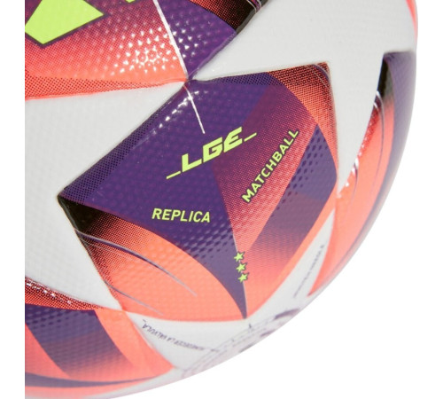 М'яч для футболу Adidas Women's UCL League біло-рожево-фіолетовий IX4050 5 М'яч для футболу Adidas Women's UCL League біло-рожево-фіолетовий IX4050 5