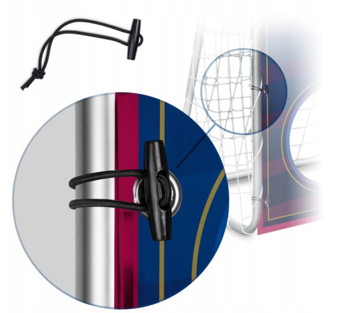 Мішень для футбольних воріт Neo-Sport NS-1475 215 х 150 см, синя