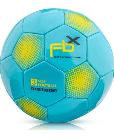 Футбольний м'яч Meteor Piłka Nożna FBX 3 - блакитний 