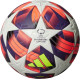 М'яч для футболу Adidas W UCL Pro біло-фіолетово-рожевий IS7437 5