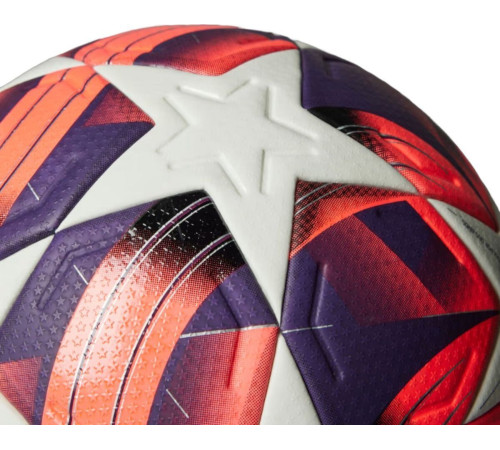 М'яч для футболу Adidas W UCL Pro біло-фіолетово-рожевий IS7437 5 М'яч для футболу Adidas W UCL Pro біло-фіолетово-рожевий IS7437 5