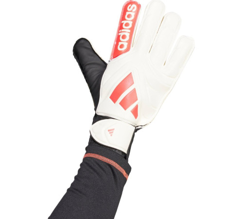 Рукавички воротарські Adidas Copa Club Goalkeeper JH3789 р. 10, чорно-білі Рукавички воротарські Adidas Copa Club Goalkeeper JH3789 р. 10, чорно-білі