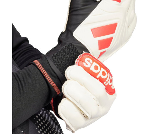 Рукавички воротарські Adidas Copa Club Goalkeeper JH3789 р. 10, чорно-білі Рукавички воротарські Adidas Copa Club Goalkeeper JH3789 р. 10, чорно-білі