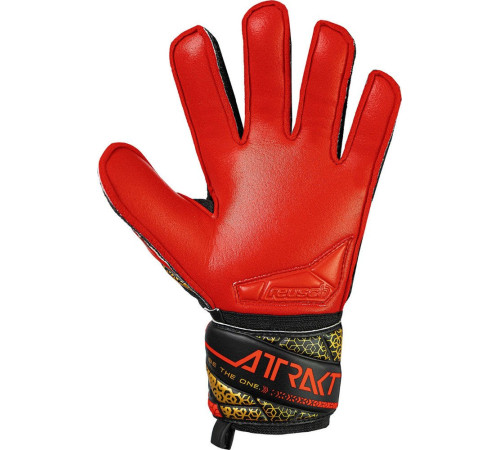 Рукавички воротарські Reusch Attrakt Silver Junior 5572215 7075 р.6,5, чорно-червоні Рукавички воротарські Reusch Attrakt Silver Junior 5572215 7075 р.6,5, чорно-червоні