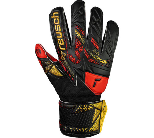 Рукавички воротарські Reusch Attrakt Silver Junior 5572215 7075 р.6,5, чорно-червоні Рукавички воротарські Reusch Attrakt Silver Junior 5572215 7075 р.6,5, чорно-червоні