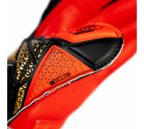 Рукавички воротарські Reusch Attrakt Silver Junior 5572215 7075 р.6,5, чорно-червоні Рукавички воротарські Reusch Attrakt Silver Junior 5572215 7075 р.6,5, чорно-червоні