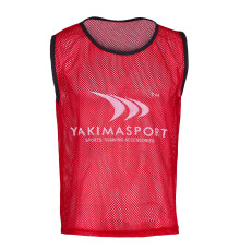 Футбольна манішка Yakimasport червона