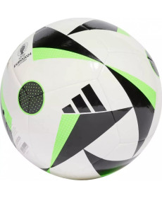 М'яч футбольний Adidas Euro24 Fussballliebe IN9374 розмір 5, біло-чорний