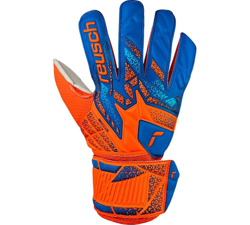 Рукавички воротарські Reusch Attrakt Solid Junior 5572515 2290 р.8, помаранчево-сині Рукавички воротарські Reusch Attrakt Solid Junior 5572515 2290 р.8, помаранчево-сині