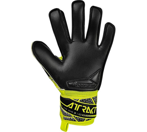 Рукавички воротарські Reusch Attrakt Silver Junior 5572215 2025 р.6, жовто-чорний Рукавички воротарські Reusch Attrakt Silver Junior 5572215 2025 р.6, жовто-чорний