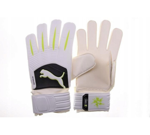 Рукавички воротарські Puma Power Cat 3.10 040608 01 р.4, білі Рукавички воротарські Puma Power Cat 3.10 040608 01 р.4, білі