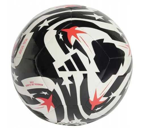 М'яч футбольний Adidas FCWC Club JD3822 розмір 5, чорно-білий