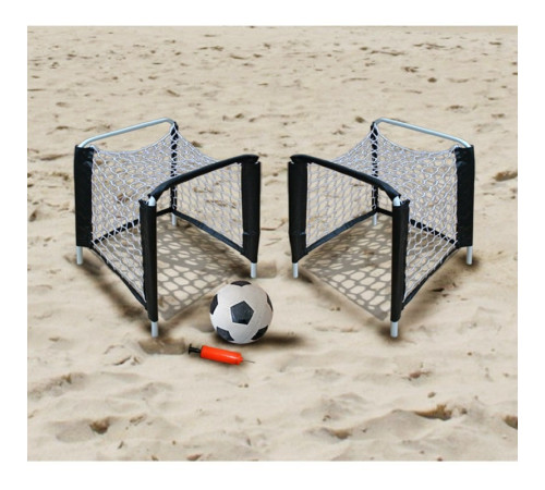 Ворота футбольні MASTER MASSPSO-0014 25 x 25 см, чорно-білі
