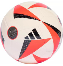 М'яч футбольний Adidas Euro24 Fussballliebe IN9372 розмір 5, біло-червоний