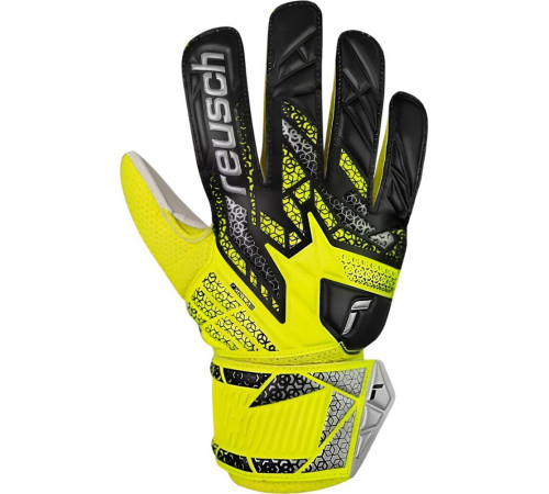 Рукавички воротарські Reusch Attrakt Solid Junior 5572515 2014 р.6,5, жовто-чорні