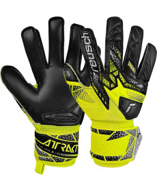 Рукавички воротарські Reusch Attrakt Silver Junior 5572215 2025 р.5,5, жовто-чорний