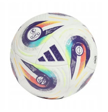Футбольний м'яч Adidas UEFA Women’s EURO 2025 розмір 5, біло-фіолетовий