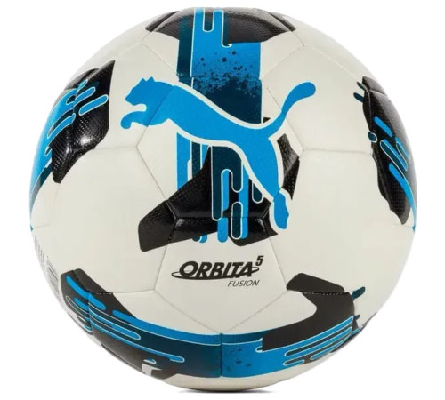 М'яч футбольний Puma Orbita 5 FUSION розмір 5, біло-синій