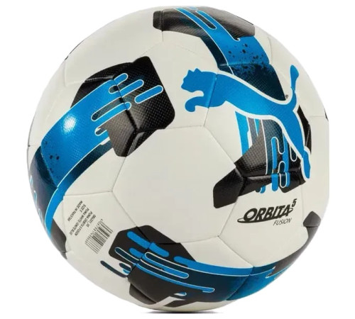 М'яч футбольний Puma Orbita 5 FUSION розмір 5, біло-синій