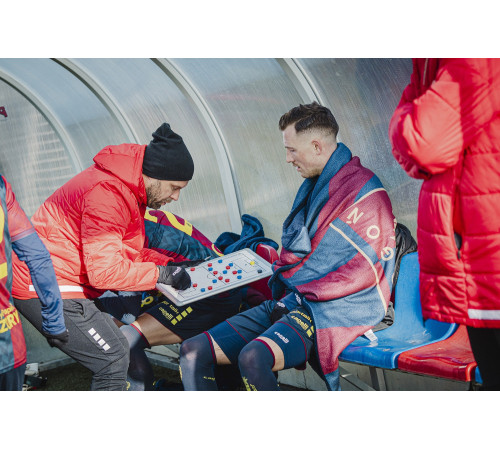 Дошка тактична футбольна Yakimasport 100155 30 х 45 см, біла