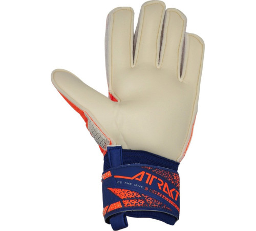 Рукавички воротарські Reusch Attrakt Solid 5570516 2500 р.9, біло-помаранчеві Рукавички воротарські Reusch Attrakt Solid 5570516 2500 р.9, біло-помаранчеві