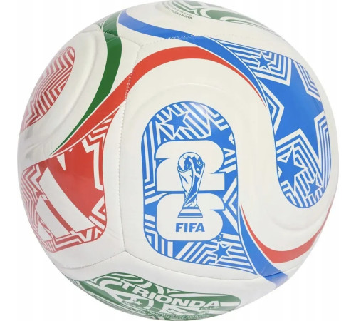 М'яч футбольний Adidas World Cup 26 Trionda Club розмір 4, різнокольоровий