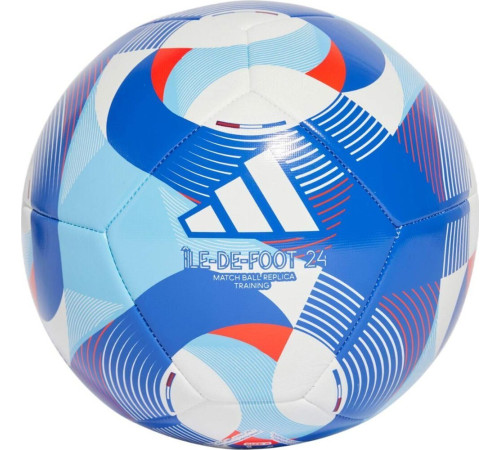 М'яч для футболу Adidas Olympic 24 Training синій IW6330 4. М'яч для футболу Adidas Olympic 24 Training синій IW6330 4.